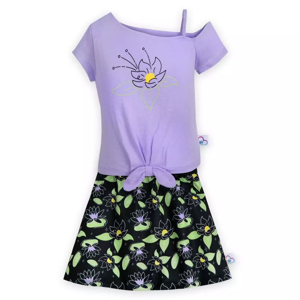 NWT Disney princess and the frog Tiana inspired too and skirt set